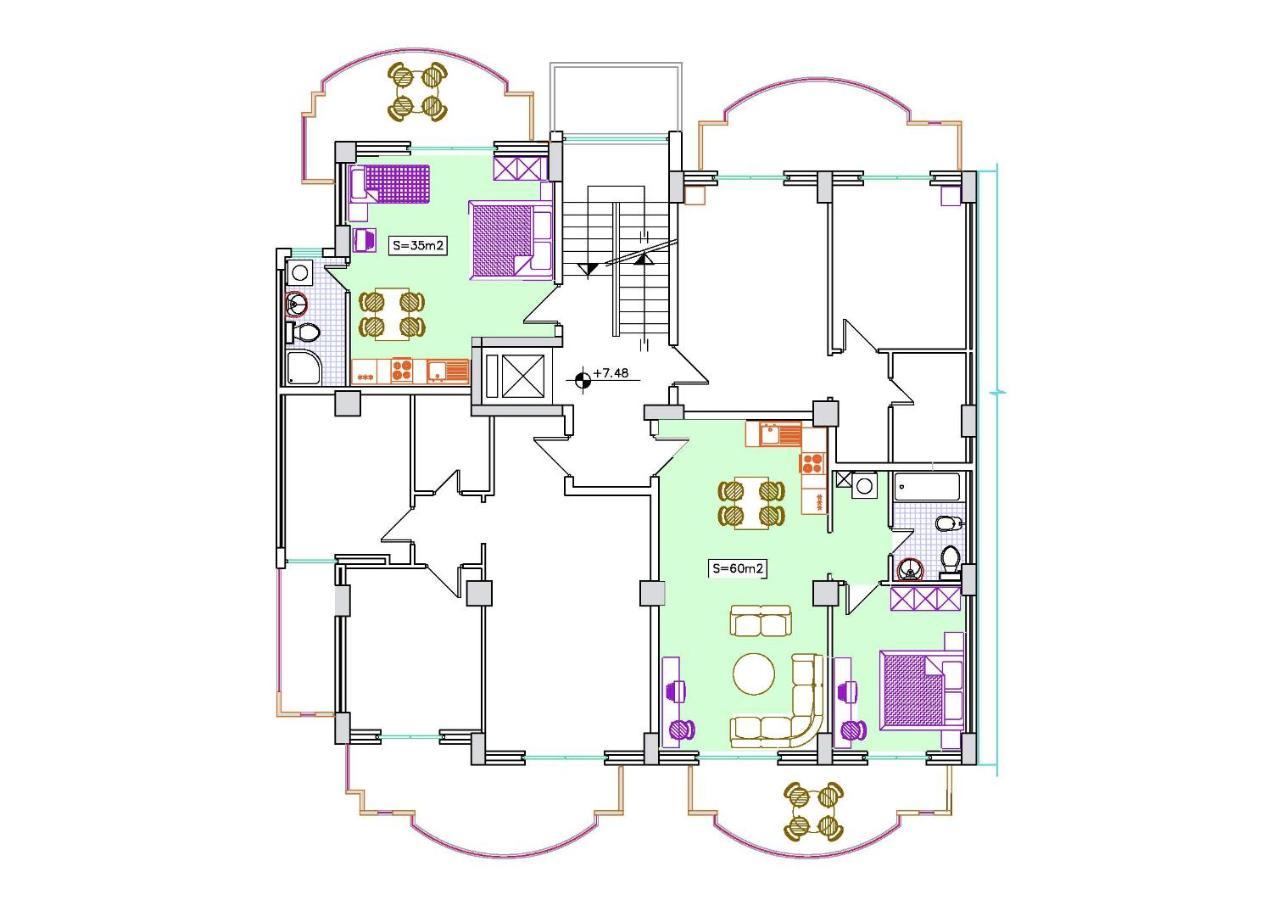 Apartment Urania_1 Sarandë Eksteriør bilde